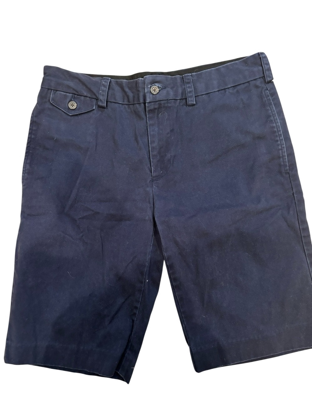 Polo Ralph Lauren Sports Chino Shorts Womens Size 6 Classic Fit 11’’ Navy Blue - Picture 3 of 6